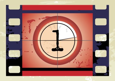 Film Countdown (vector) clipart