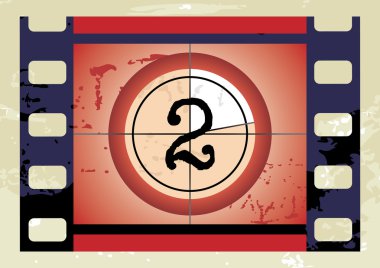 Film Countdown (vector) clipart