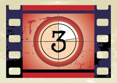 Film Countdown (vector) clipart