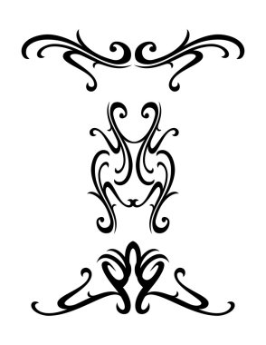 Tribal ornamental design clipart