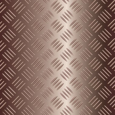 Brownish vector metal plate clipart