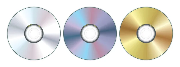 Kompaktní disky — Stockový vektor