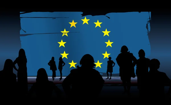 stock vector European union flag