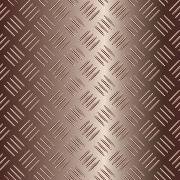 Plaque métallique vectorielle brunâtre — Image vectorielle