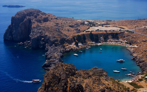 stock image Lindos Bay