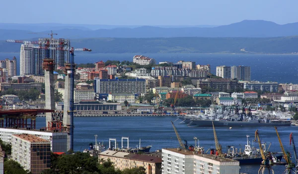 Vladivostok 'taki köprü — Stok fotoğraf