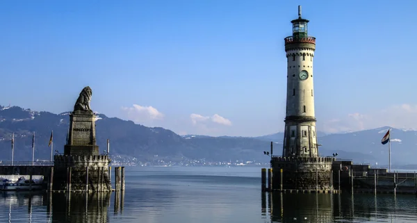 stock image Lindau harbour