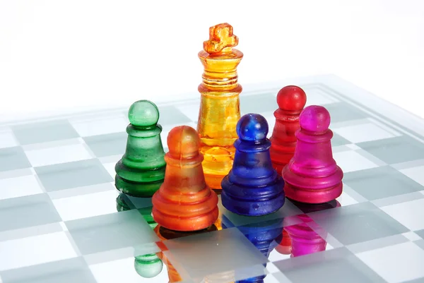 Juego de ajedrez-el rey —  Fotos de Stock