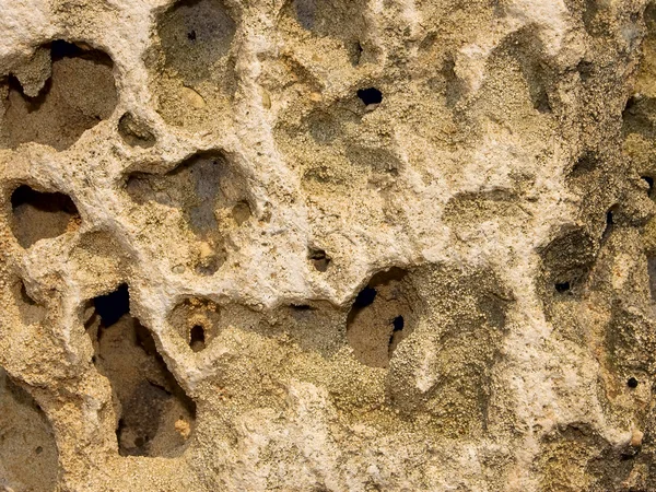 Kalkstein mit starker Erosion — Stockfoto