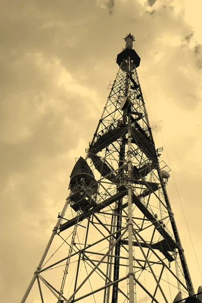 TV receiving-transmitting antenna — Stock Photo, Image