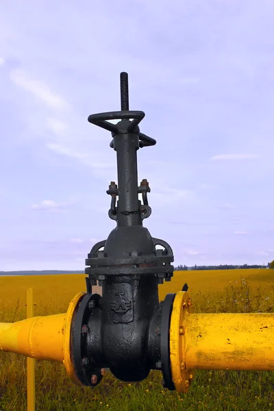 Válvula de gás — Fotografia de Stock