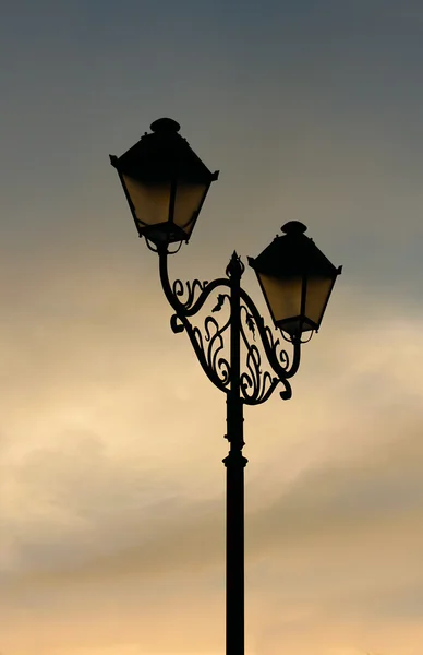 Lantern on the background sky — Stock Photo, Image