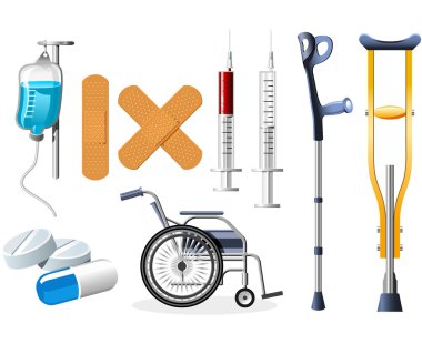 Hospital Icons clipart
