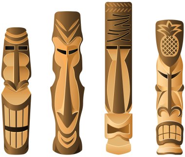 Tikis clipart