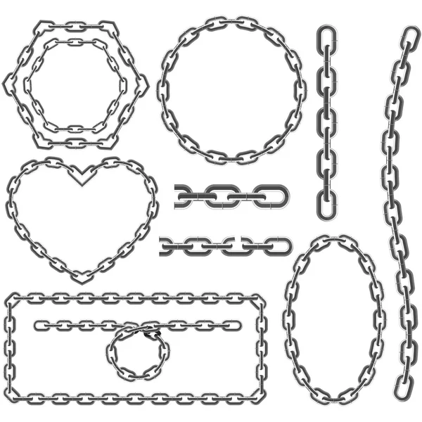 Chain frames — Stock Vector