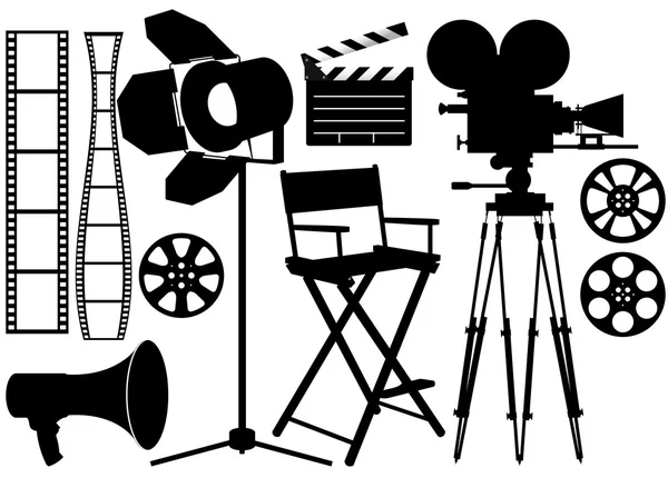 Industria cinematográfica — Vector de stock