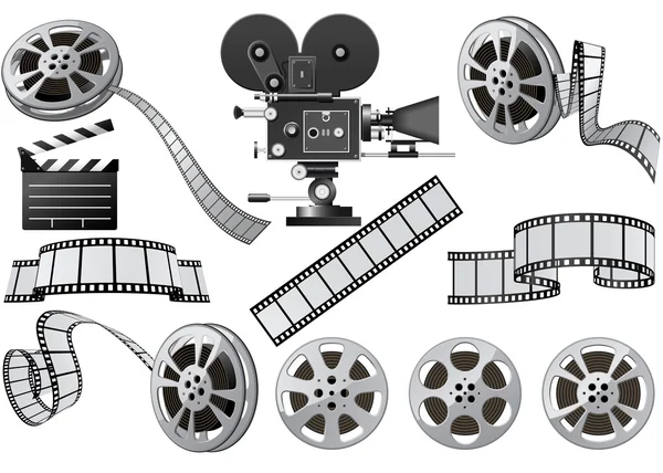 Industria cinematográfica Vector De Stock