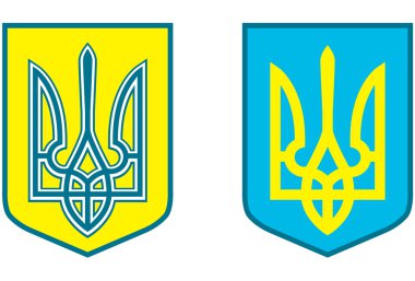 Ukrainian trident clipart