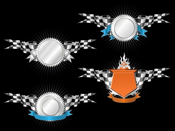 Raceklasse emblemen — Stockvector