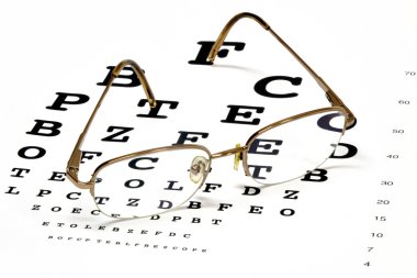 Eye exam clipart