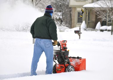 Snow blower clipart