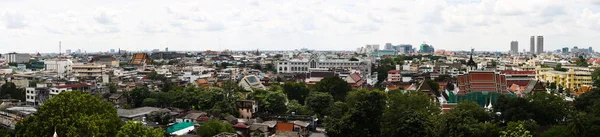 Panoramisch uitzicht van bangkok Rechtenvrije Stockafbeeldingen