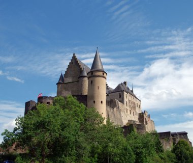 Castle in Belgium clipart