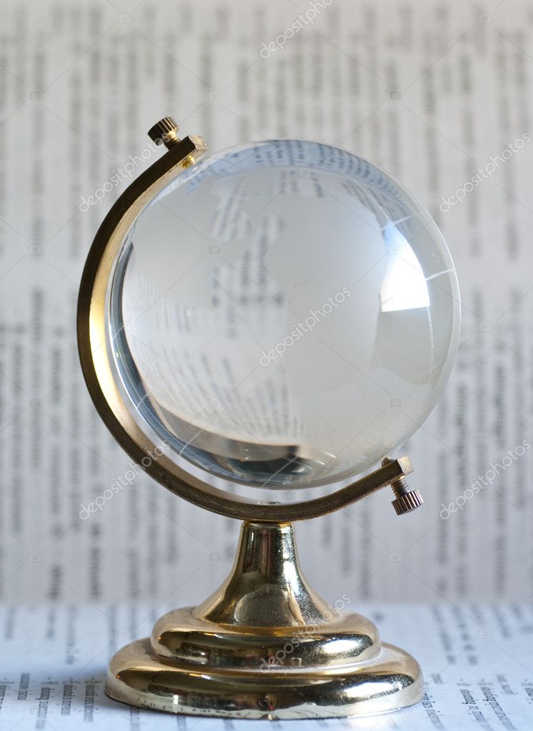 Glass globe — Stock Photo © hiddenhallow 3743318