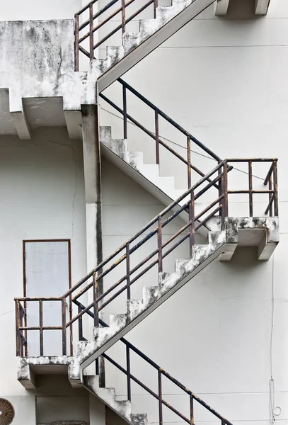 stock image Fire Escape Stair way portrait orientation