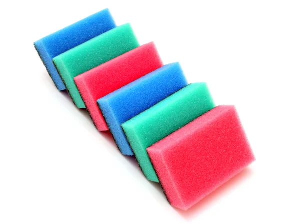 Multicolored sponges — Stock Photo, Image