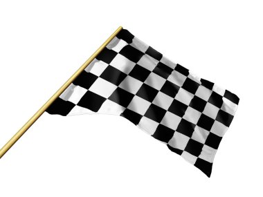 Racing flag clipart