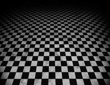 Checkered marble floor clipart