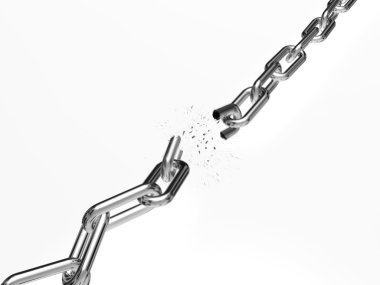 Broken chain clipart