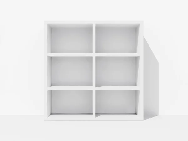 Boş bookshelf — Stok fotoğraf