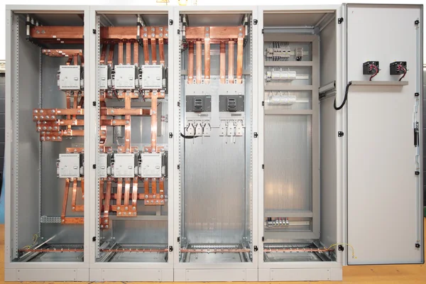 Copper electrical switchboard — Stock Photo, Image