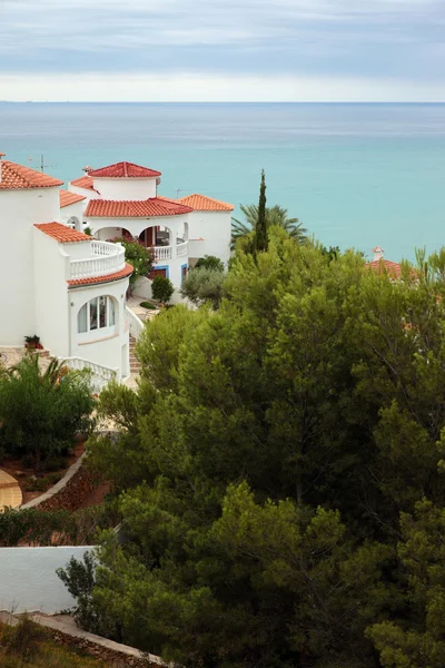 Akdeniz evlerimediterrane huizen — Stockfoto
