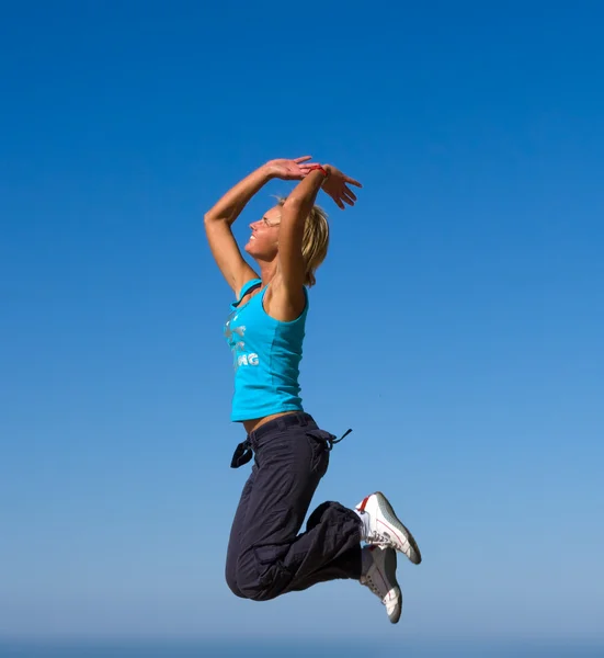 stock image Jumping girl