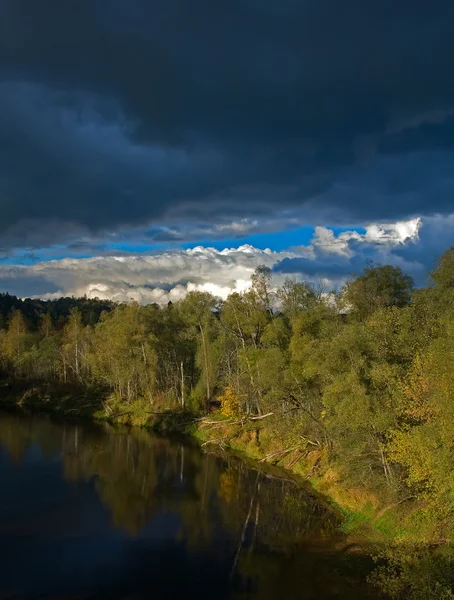 stock image Autumn river