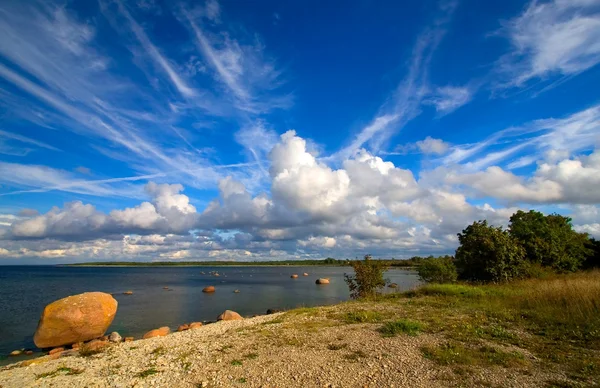 Estniska sky Stockbild