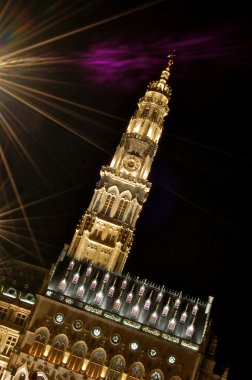 Night Time in Arras clipart