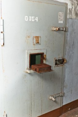 Old prison door clipart