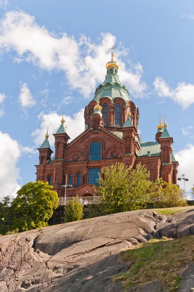 Uspenski katedrális, Helsinki, Finnország — Stock Fotó