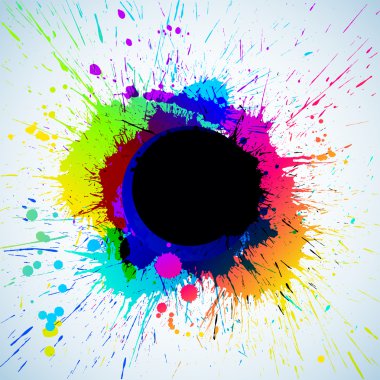 Ink splashes clipart