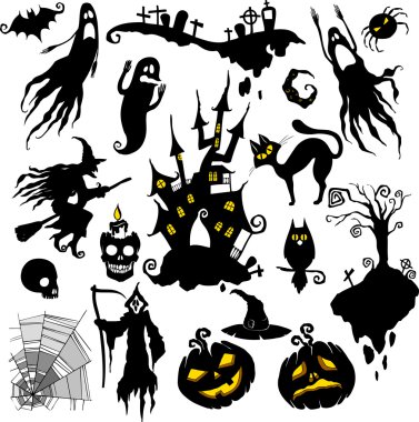 Halloween set clipart