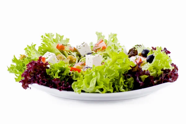 Свежий вегетарианский салат — стоковое фото
