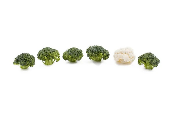 Brokkoli és karfiol — Stock Fotó