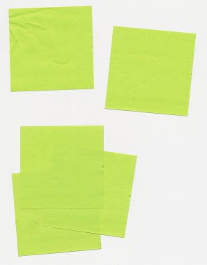 Post it notes - taped paper clipart