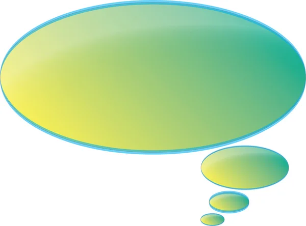 Thought and Speech bubble — Stock Photo, Image