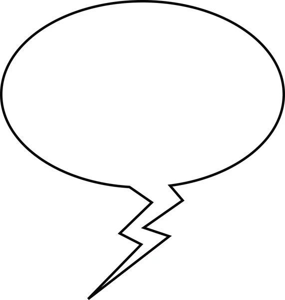 Düşünce ve konuşma balonu — Stok fotoğraf