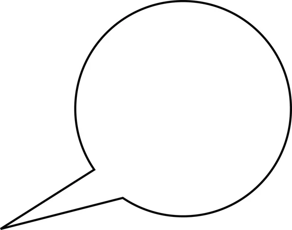 Düşünce ve konuşma balonu — Stok fotoğraf